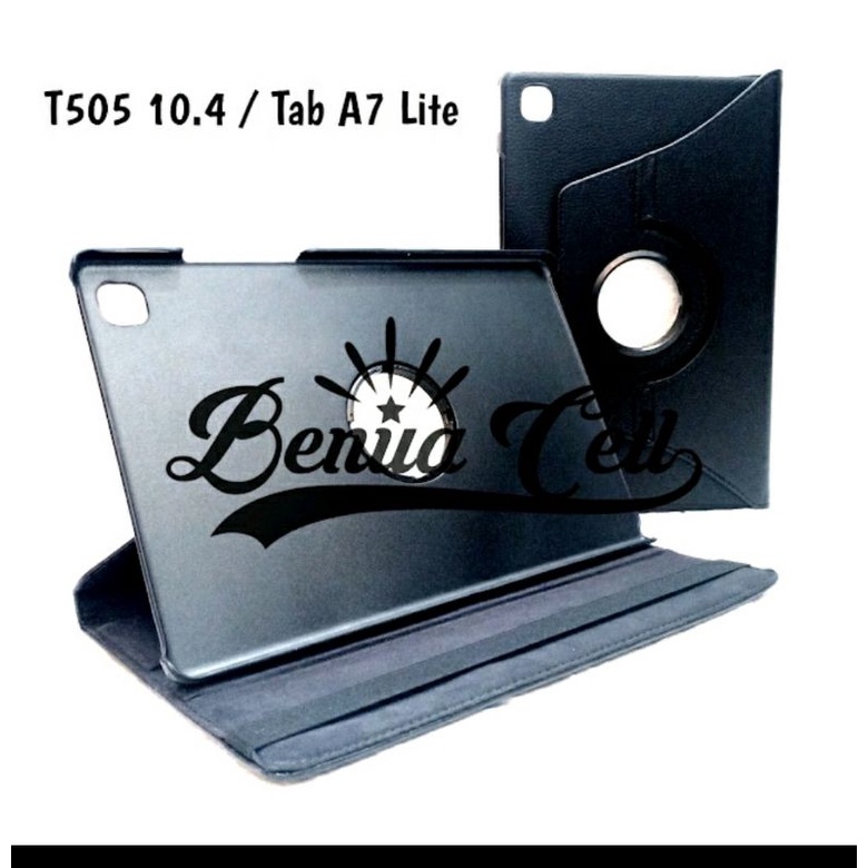 CASE ROTARY SAMSUNG T225 SARUNG TAB A7 LITE -CASE ROTARY 360 DERAJAT T220/T225 - ONLY HITAM
