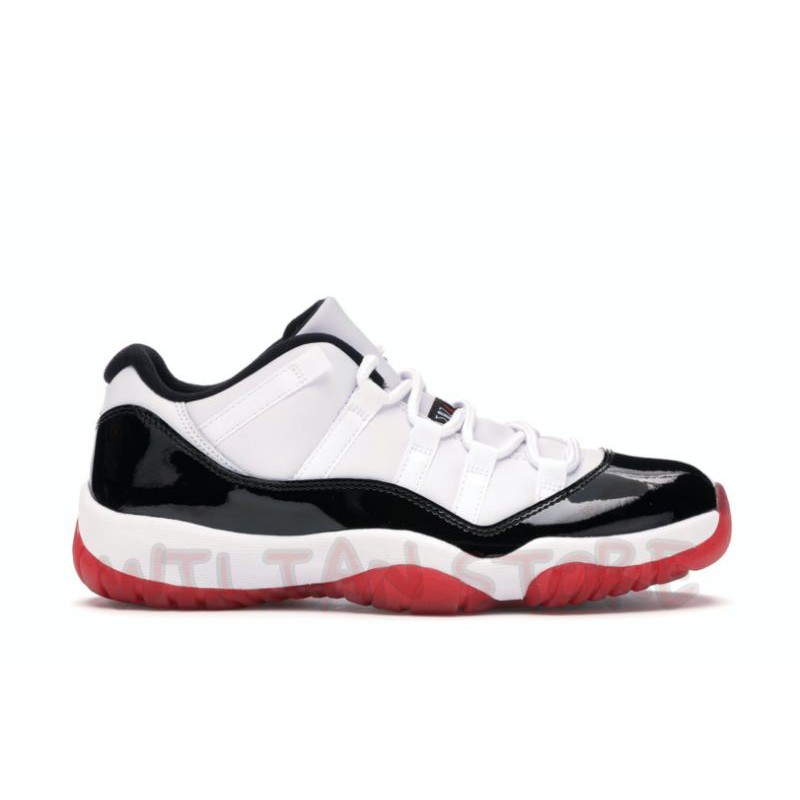 NIKE AIR JORDAN 11 BRED LOW ORIGINAL RESMI BNIB (SECOND)