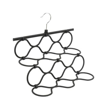 INFORMA Hanger NON SLIP SCARF HANGER Dengan 12 Lubang - Hitam