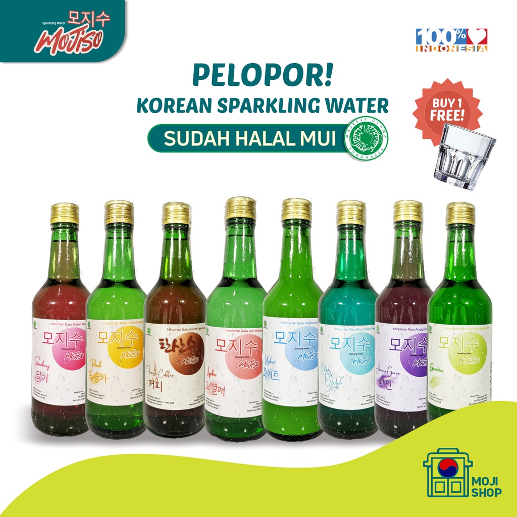 

MOJISO SOJU HALAL MUI ORIGINAL - PELOPOR KOREAN SPARKLING WATER