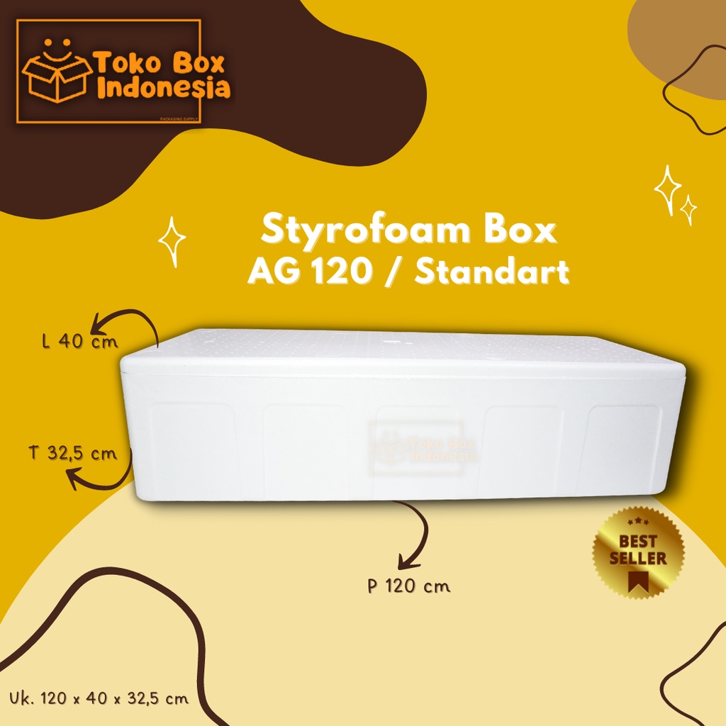 Styrofoam Box AG 120 / Sterofom AG 120 / grabexpress Gosend