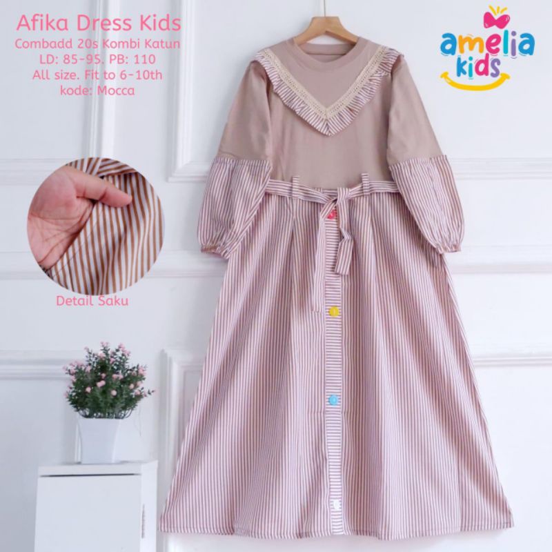 Afika dress kids ori by amelia kids