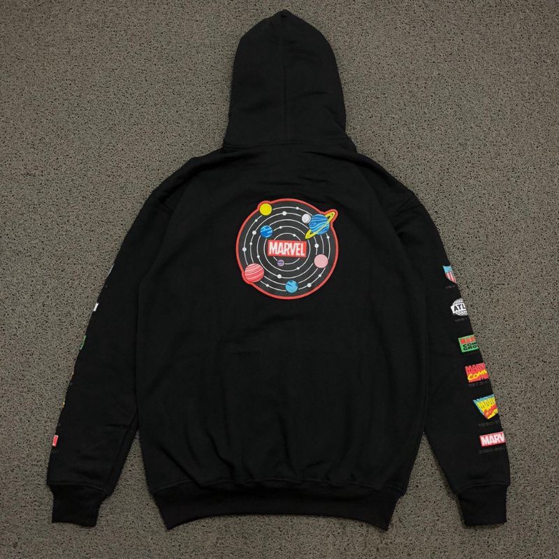 sweater hoodie pull&amp;bear x marvel premium