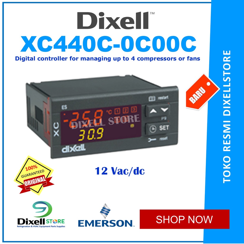 Controller Dixell XC440C, 12Vac/dc Emerson -XC440-0C00C