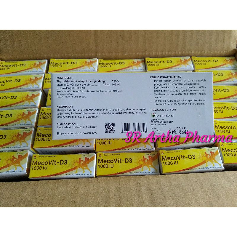 Mecovit-D3 1000 IU vitamin D3