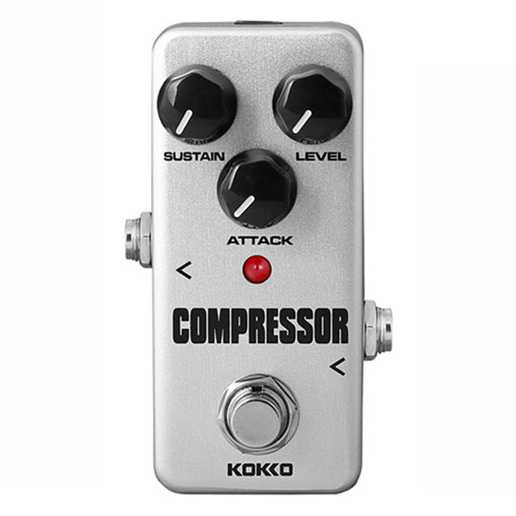 KOKKO Kompresor Pedal Efek Gitar True Bypass - CFP2-Silver