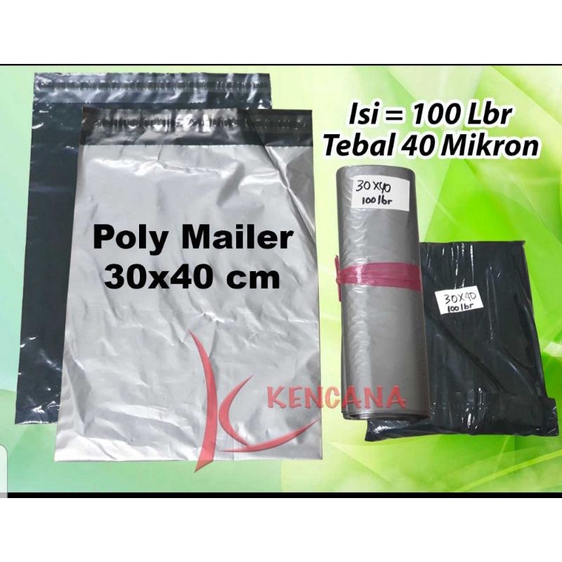 TERMURAH!!!(100 LBR) Plastik packing POLYMAILER uk 30x40 cm