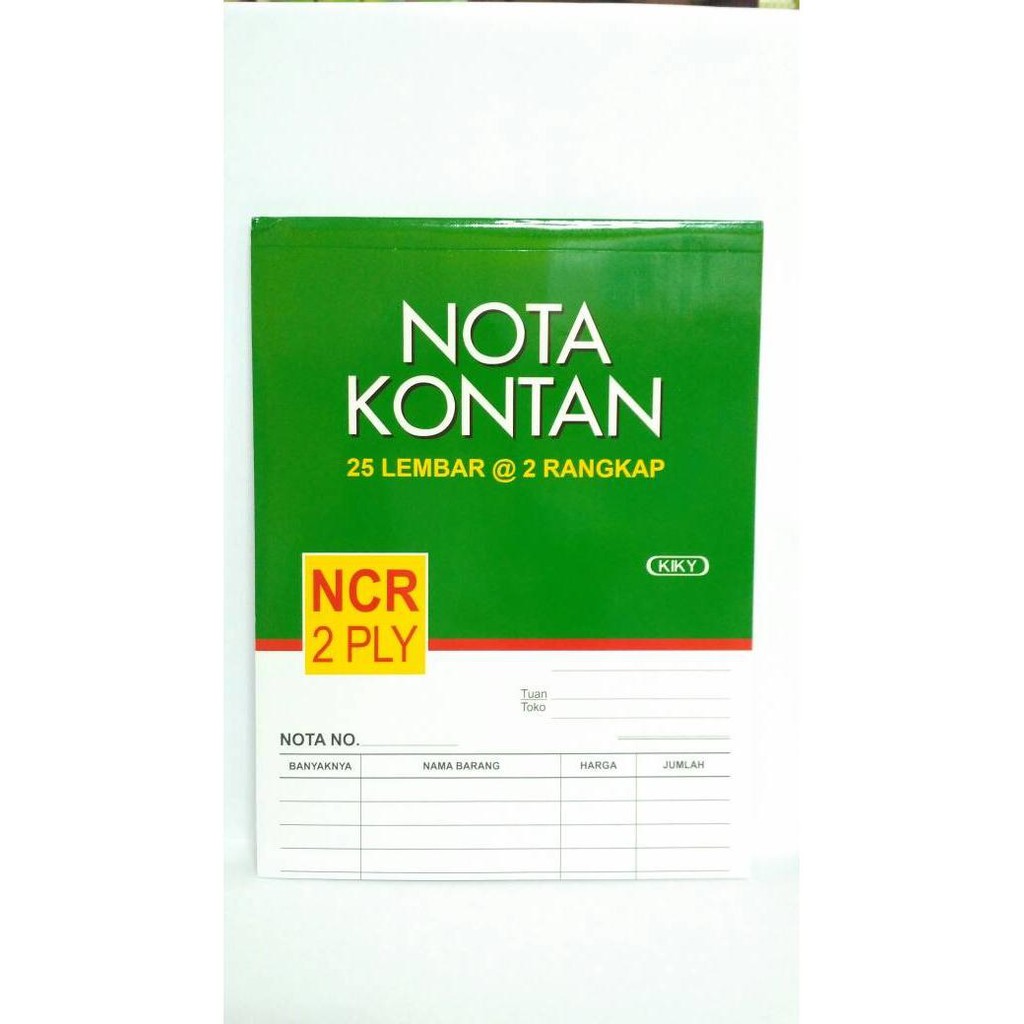 

Nota Kontan Kecil 2 Ply / Merek Kiky