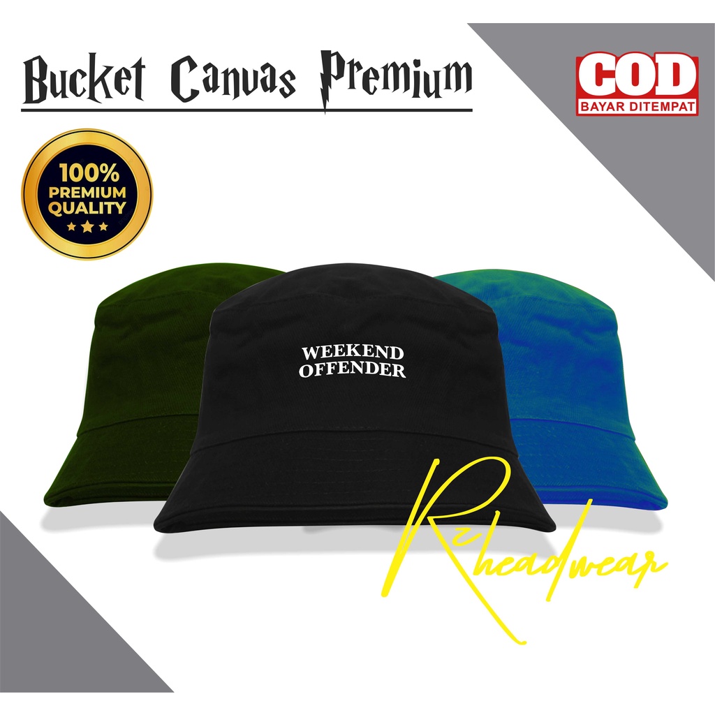 bucket hat wanita pria dewasa korea distro premium Logo Fatagonia