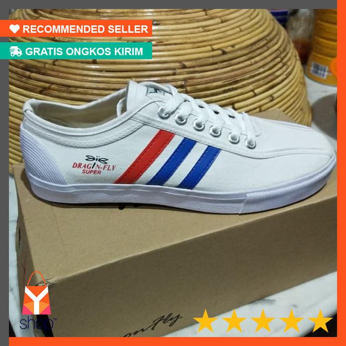 CUCI GUDANG  Sepatu DragonFly Putih / Sepatu Capung Dragofly Amazon 37-43 - Hitam, 37
