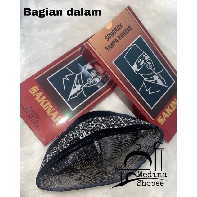 Songkok / peci AWING SAKINAH tipe gabardin 100% Original