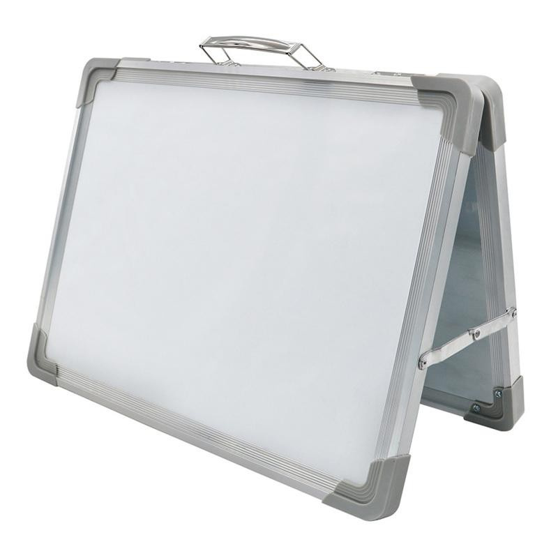ran papan tulis whiteboard mini magnetik bisa dilipat dengan stand holder untuk anak