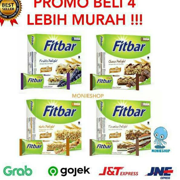 

<✾H7067> FITBAR 5X22gr tiramisu coklat nuts fruit