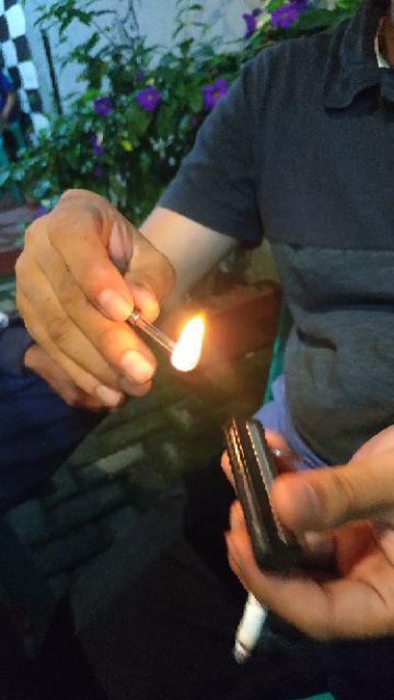 Korek Api Aluminium Waterproof Permanent Minyak Travel / Camping