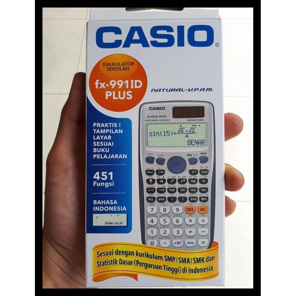 

Terlaris Kalkulator Sekolah Fx-991Id Plus Baru/ Calculator Casio Keren
