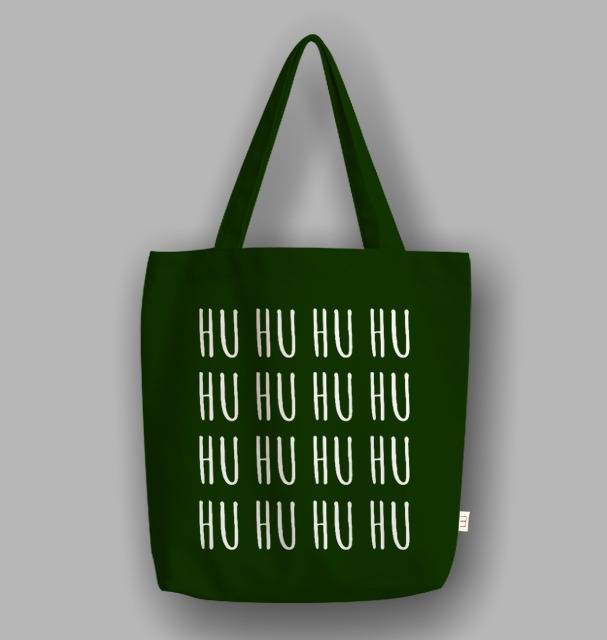 &quot;Messy&quot; Tote Bag Semi Canvas Laughs