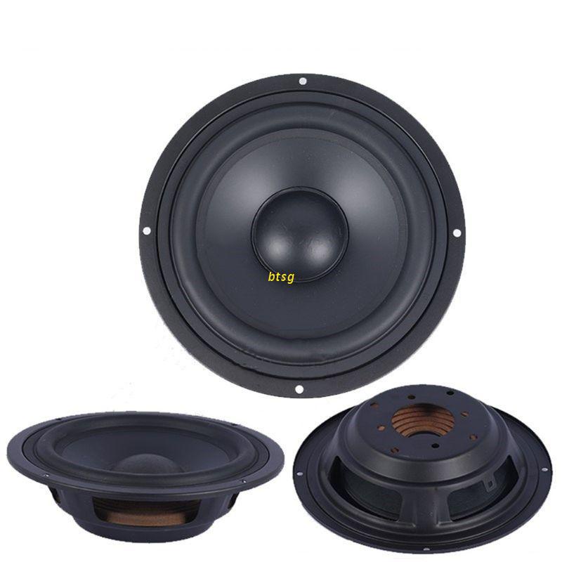 btsg 2Pcs 4/5/6.5 Inch Woofer Audio Speaker Auxiliary Bass Horn Passive Radiator Booster Bass Vibration Plate Vibrating Speaker Accessories Parts