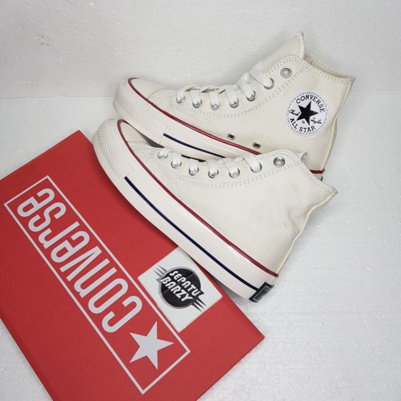 Jual Cod Sepatu Converse 70s White High Premium Shopee Indonesia