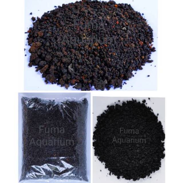 Pasir malang Hitam Aquascape kemasan 1kg