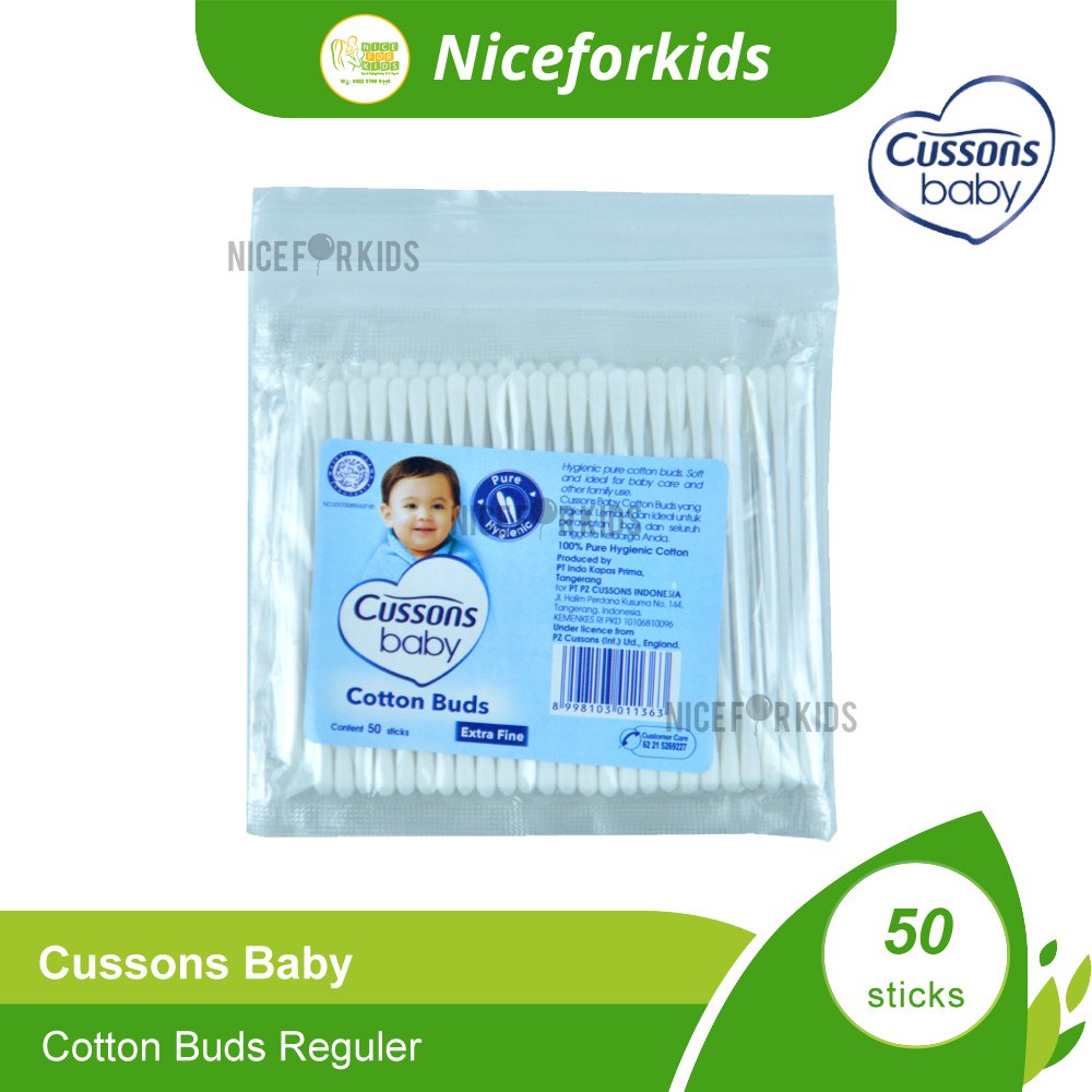 Cussons Baby Cotton Buds Reguler / Ekstra Fine / Korek Kuping Bayi