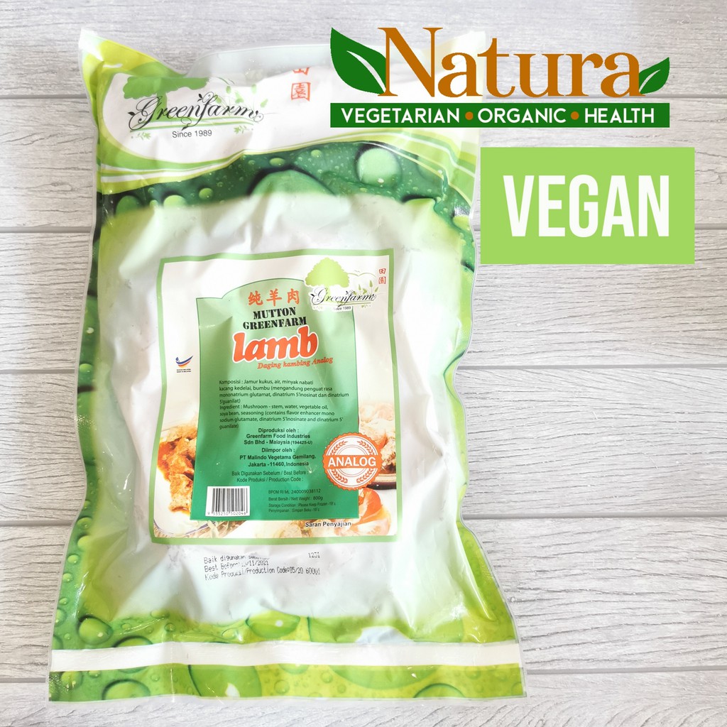 

Greenfarm Mutton Lamb Yang Rok 800gr Daging Kambing / Sapi Vegan Beku