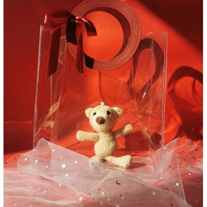 

BISA BAYAR DITEMPAT PVC MIKA GIFT BOX HAMPERS BOX TRANSPARAN TAS GOODIE Merah Natal iMLEK - Merah