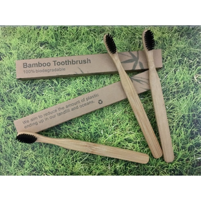 Sikat Gigi Arang Bambu