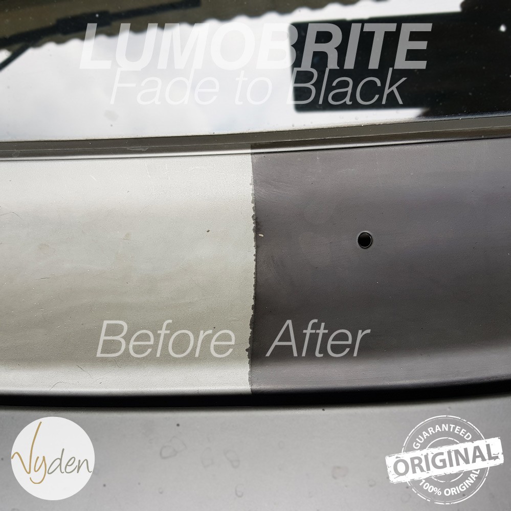 Penghitam Body Motor Mobil LUMOBRITE 168 Fade To Black Permanen Pengkilap Bodi Kasar Pengkilat Poles Trim Restorer Back to Black Magic