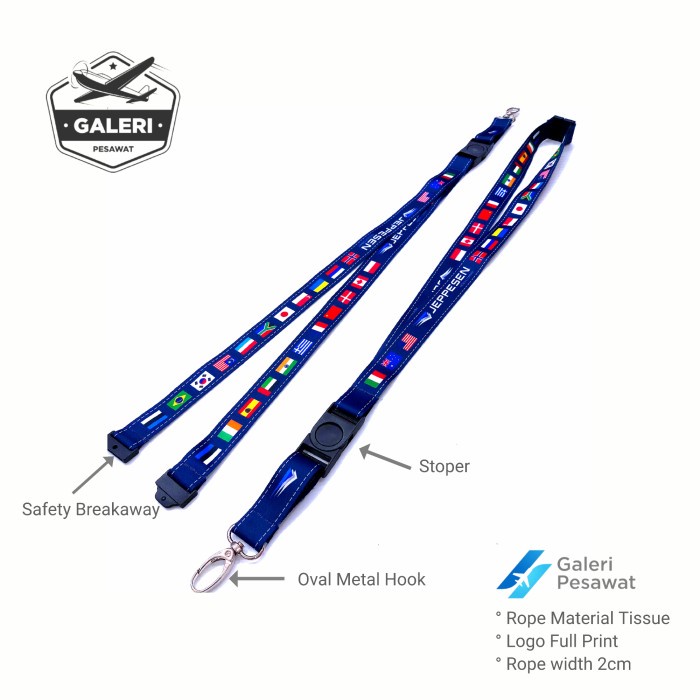 

Spesial Lanyard Gantungan Tali Id Card Jeppesen Terbatas