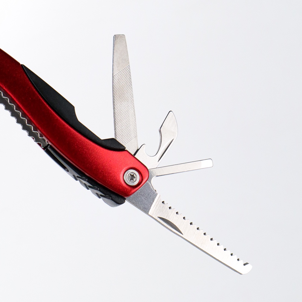 Tang EDC Multifungsi Stainless Steel - MPA13 - Red/Black