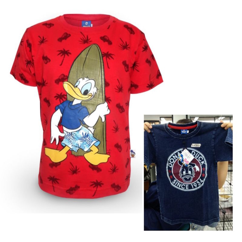 T Shirt / Kaos Anak Laki - laki / Donald Duck Free Style