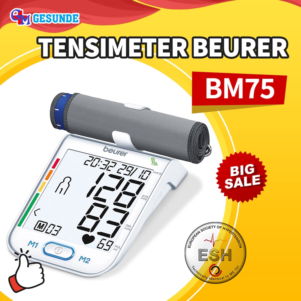 Tensimeter Digital Beurer BM75 - Alat Cek Tensi Darah Beurer Digital