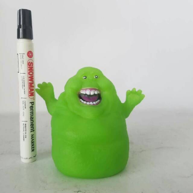 mainan action figure
ghostbuster slimer
vinyl figure
loose pack
tinggi