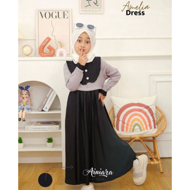 GAMIS ANAK PEREMPUAN AMELIA SERIES DRESS TERBARU