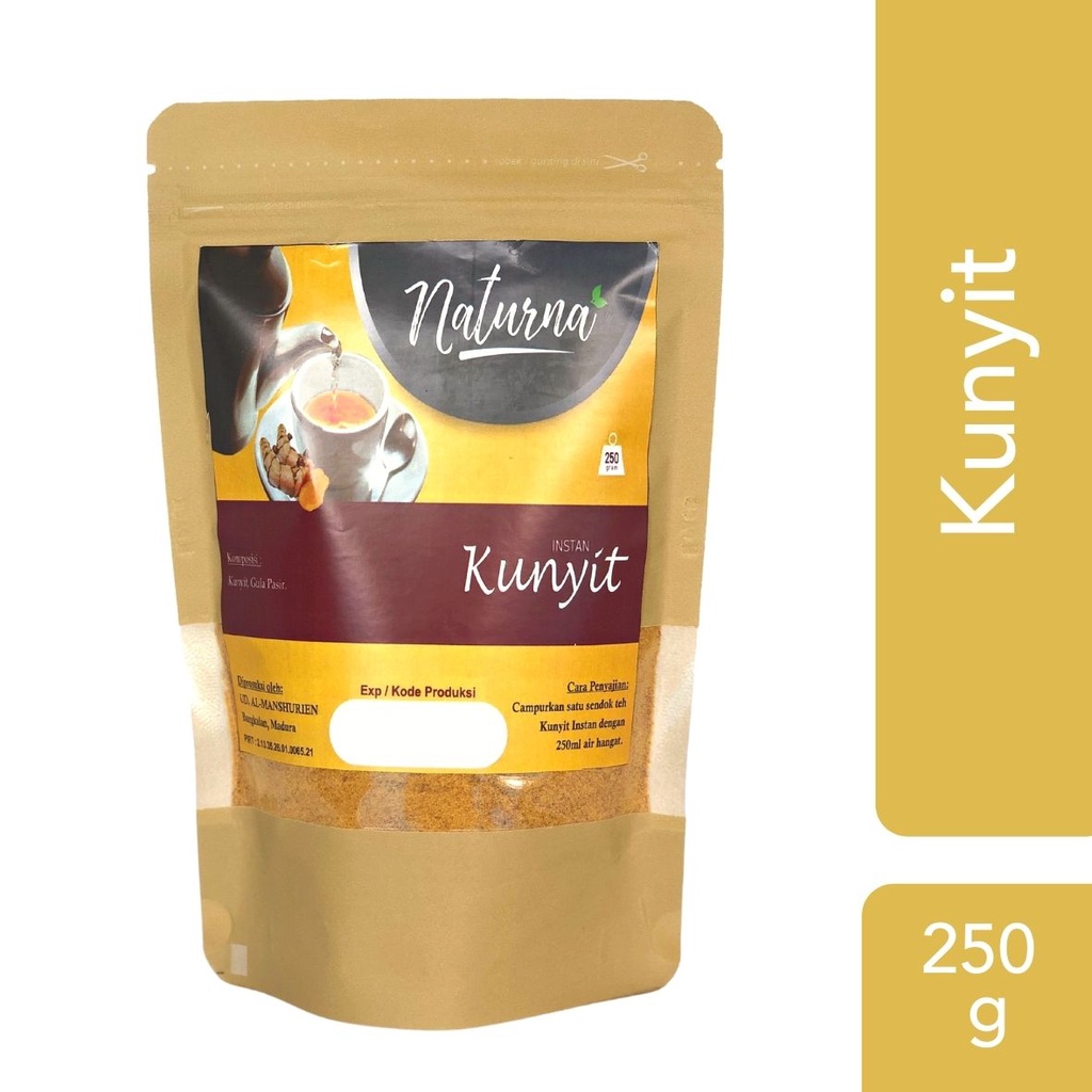 

[ 205 g ] KUNYIT INSTAN NATURNA (LOW SUGAR)