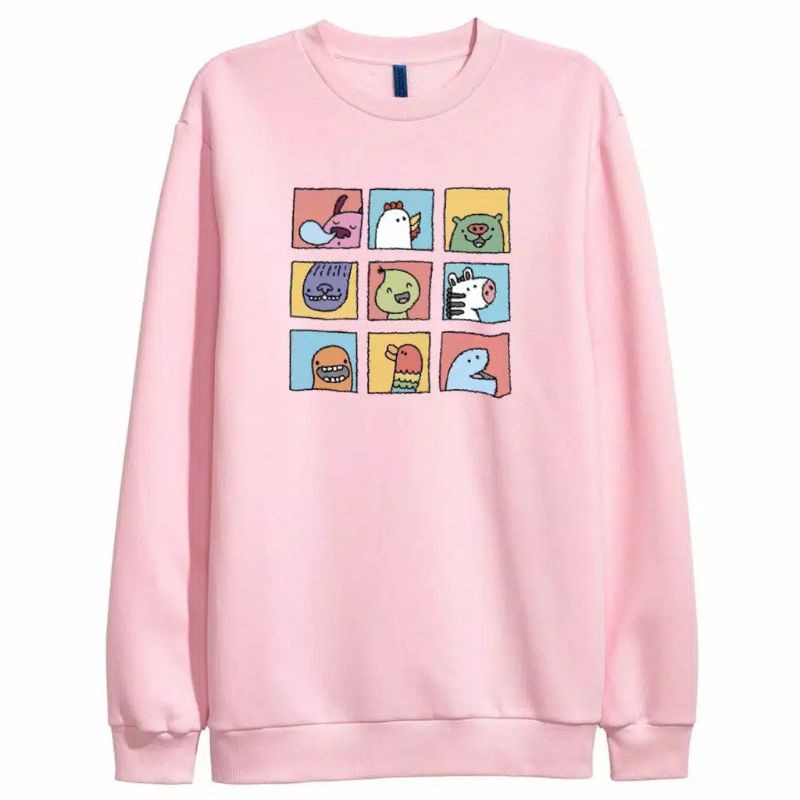 ANIMAL PICTURE SWEATER PRIA WANITA KEKINIAN TERMURAH