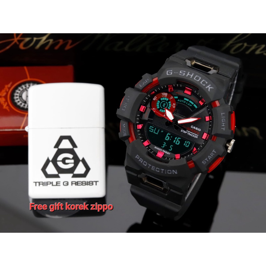 FREE GIFT✅ Jam tangan pria Gshock Digital analog Anti air bisa COD