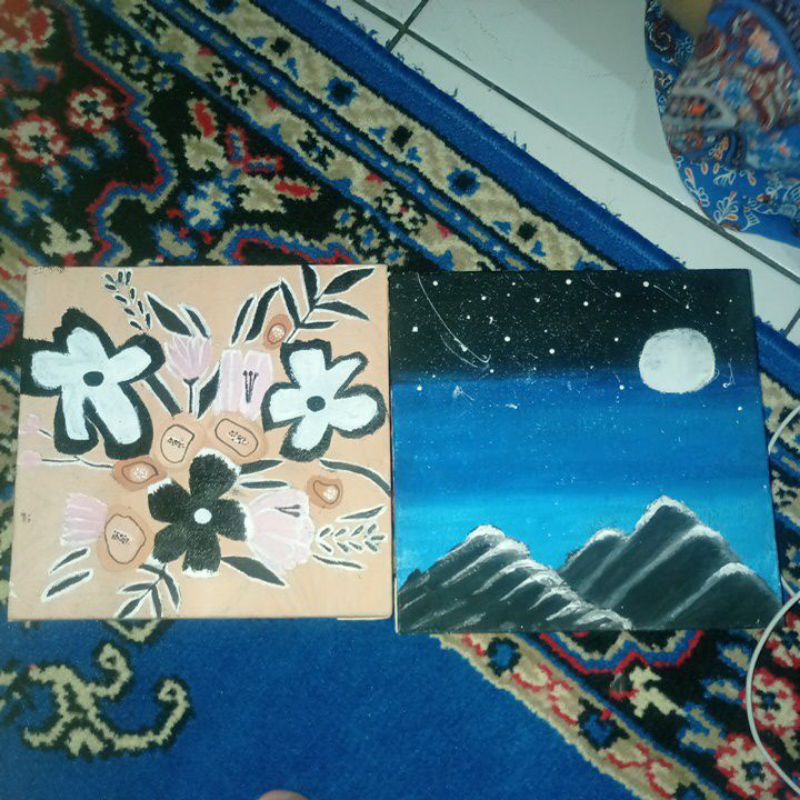 lukisan kanvas 20 x 20