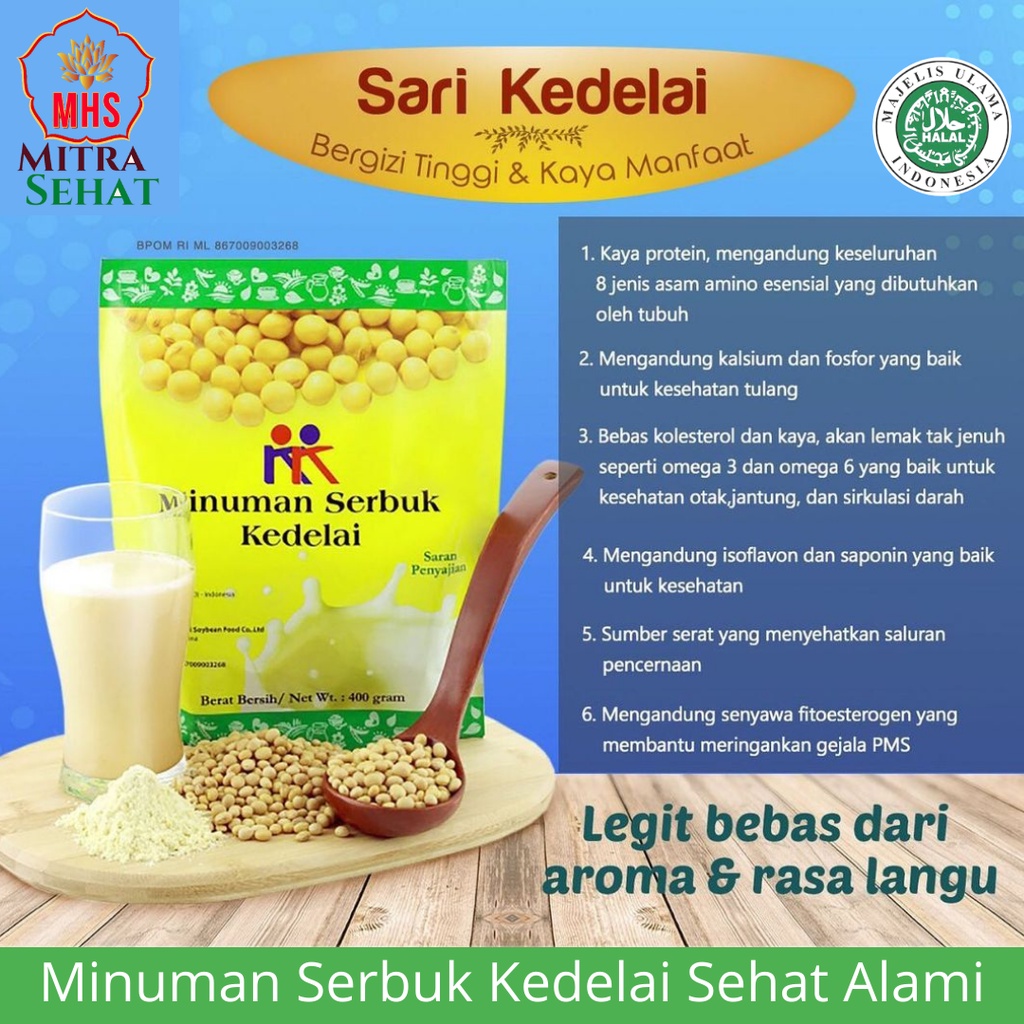 

KK Minuman Serbuk Susu Kacang Kedelai (Soya Bean - Net 400 gr)