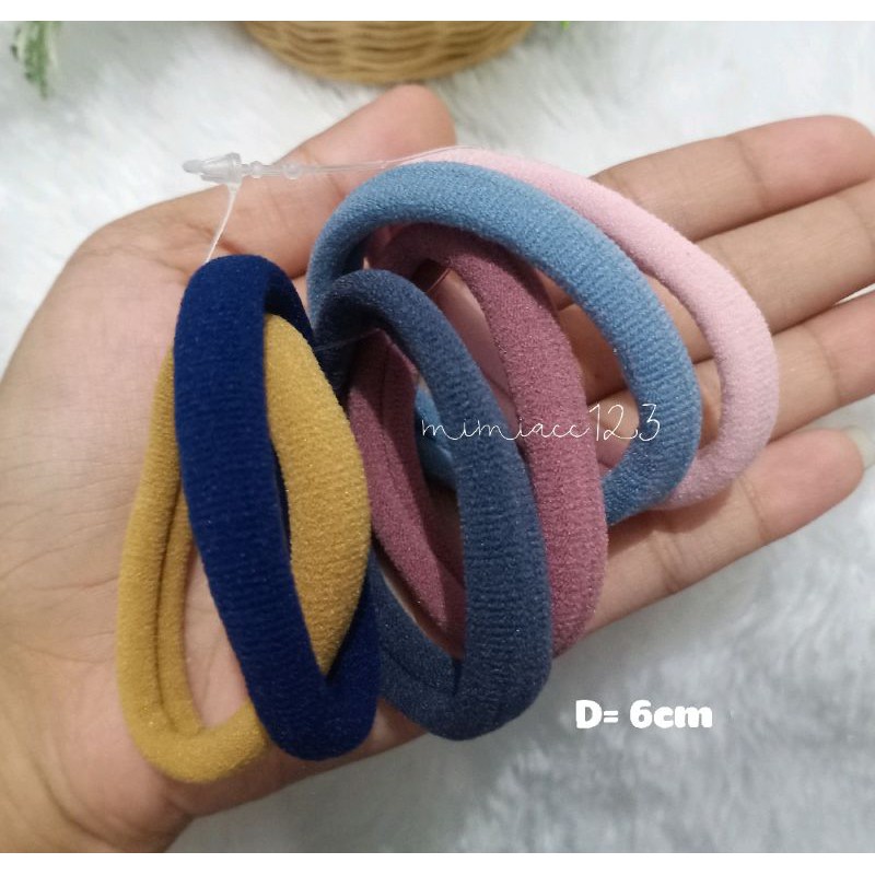 KUNCIR RAMBUT WANITA/ IKAT RAMBUT WARNA PASTEL/ IKAT RAMBUT SET-1