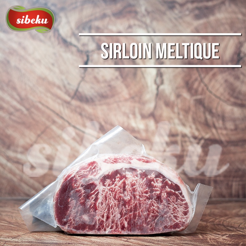 

Daging Sapi Import Halal Steak Sirloin Meltique 200 Gram