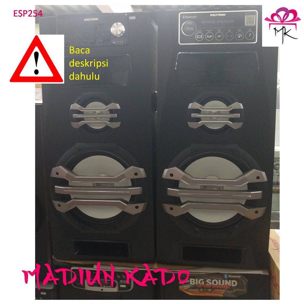 Speaker Aktif Polytron PAS 2A15 – Ada tambahan ongkir kurir – Chat dahulu