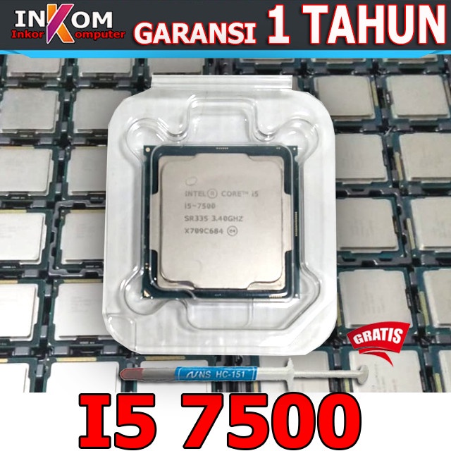 PROCESSOR INTEL CORE I5 7500 TRAY LGA 1151