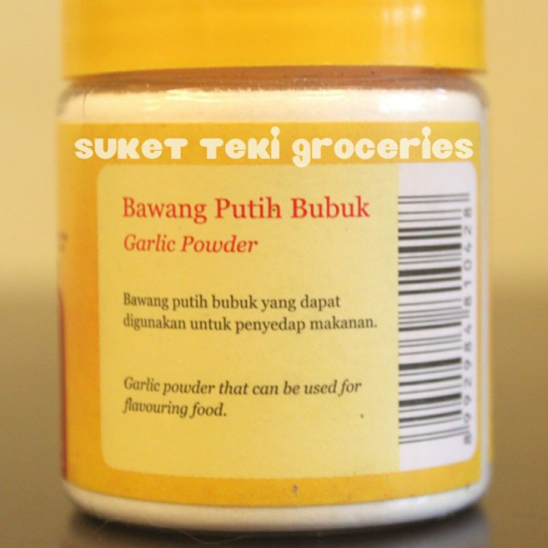 Koepoe Koepoe Bawang Putih Bubuk / Garlic Powder 64gr Botol Murah