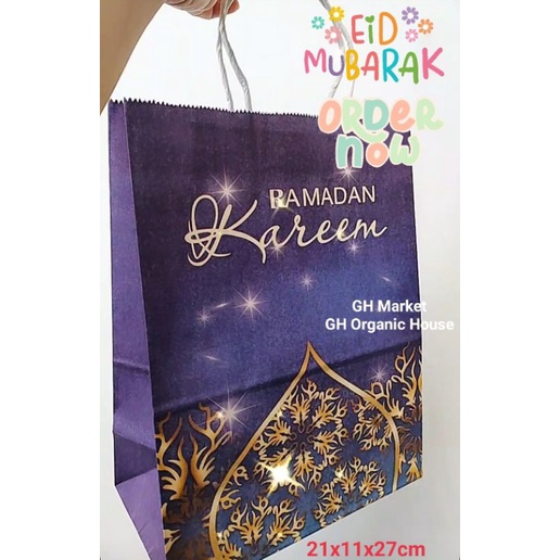 

Paperbag Lebaran IdulFitri Kantongan Tas Hampers Kado Gift Set Ramadan