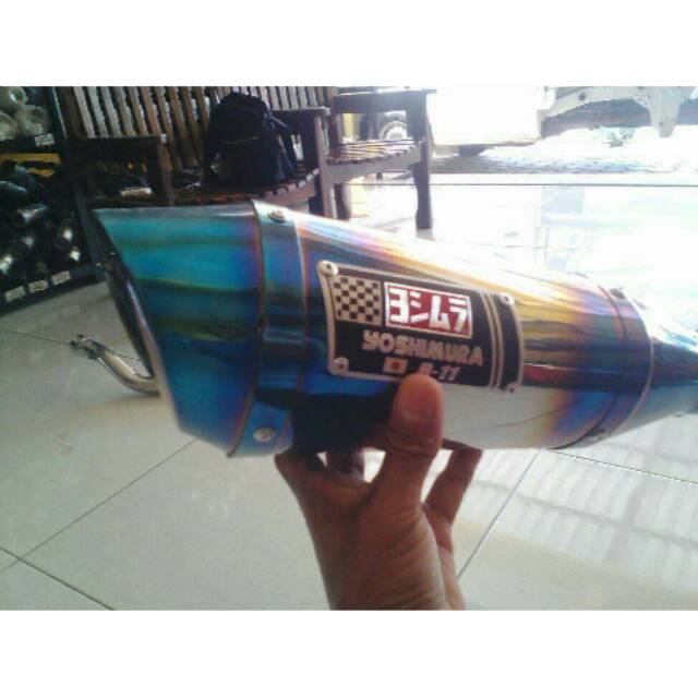 KNALPOT YOSHIMURA R-11 BLUE FIRE SILINCER ONLY