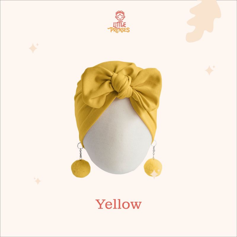 Pompom Baby Turban by Little Prenses