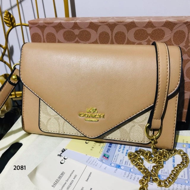 Tas Coach New York Flap 2081 Semi Platinum