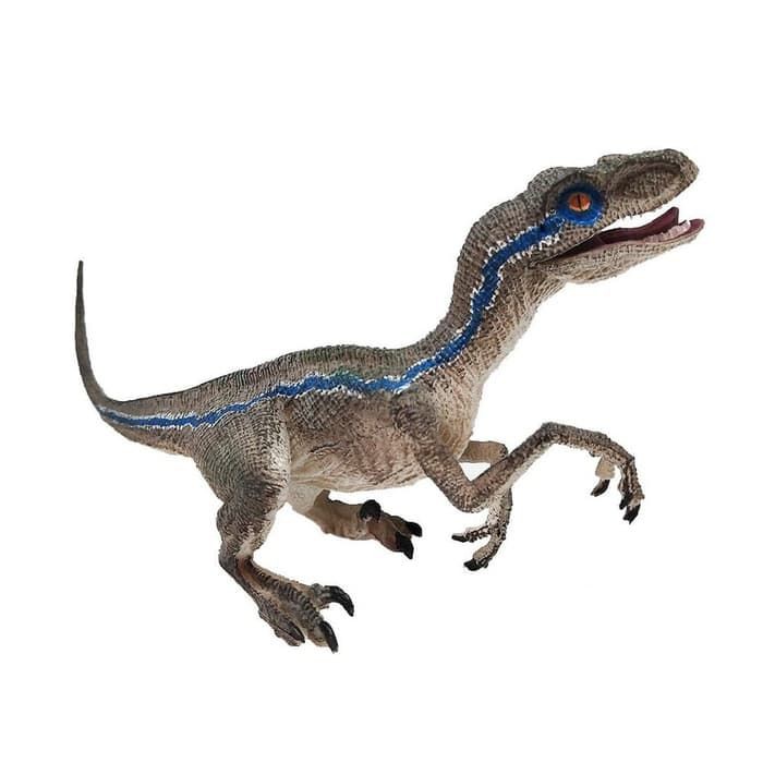 Velociraptor Blue Figure Dinosaurus Jurassic World - Biru