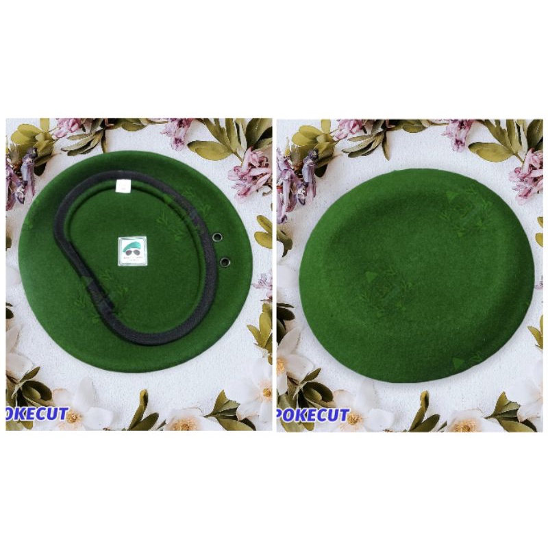 Baret hijau suad Kacamata / Baret Suad Hijau Tni